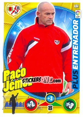 Sticker Paco Jémez - Liga BBVA 2014-2015. Adrenalyn XL n. 484 - Panini