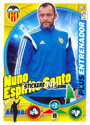 Sticker Nuno Espirito Santo - Liga BBVA 2014-2015. Adrenalyn XL n. 487 - Panini