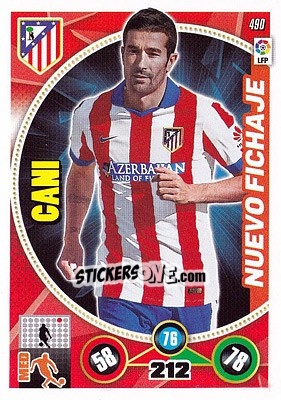 Sticker Cani - Liga BBVA 2014-2015. Adrenalyn XL n. 490 - Panini