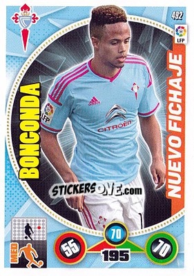 Sticker Bongonda - Liga BBVA 2014-2015. Adrenalyn XL n. 492 - Panini