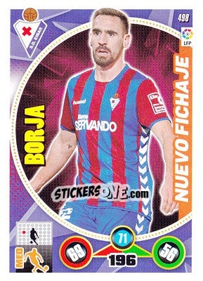 Sticker Borja - Liga BBVA 2014-2015. Adrenalyn XL n. 498 - Panini