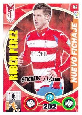 Sticker Rubén Pérez - Liga BBVA 2014-2015. Adrenalyn XL n. 500 - Panini