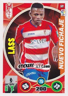 Sticker Lass - Liga BBVA 2014-2015. Adrenalyn XL n. 501 - Panini