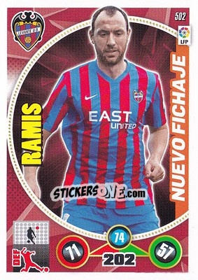 Sticker Ramis - Liga BBVA 2014-2015. Adrenalyn XL n. 502 - Panini