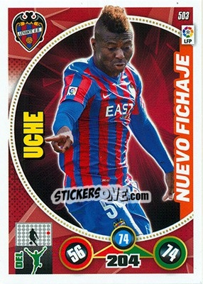 Sticker Uche - Liga BBVA 2014-2015. Adrenalyn XL n. 503 - Panini
