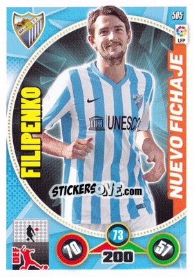 Sticker Filipenko - Liga BBVA 2014-2015. Adrenalyn XL - Panini