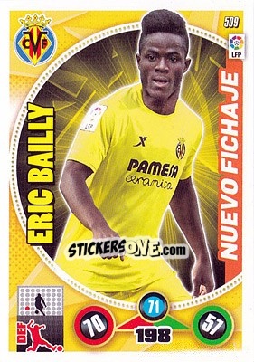 Cromo Eric Bailly - Liga BBVA 2014-2015. Adrenalyn XL - Panini