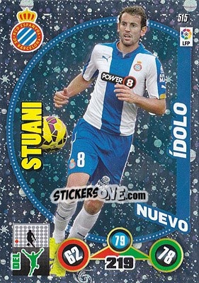 Sticker Stuani - Liga BBVA 2014-2015. Adrenalyn XL n. 515 - Panini