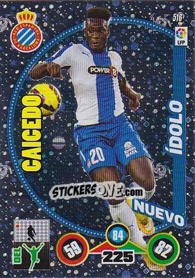 Sticker Felipe Caicedo - Liga BBVA 2014-2015. Adrenalyn XL n. 516 - Panini