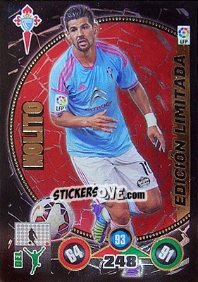 Sticker Nolito - Liga BBVA 2014-2015. Adrenalyn XL n. LE-NO - Panini