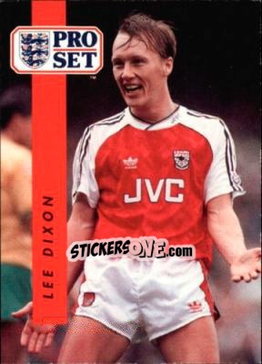 Sticker Lee Dixon - English Football 1990-1991 - Pro Set