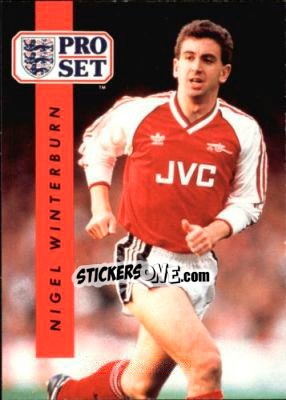 Sticker Nigel Winterburn - English Football 1990-1991 n. 4 - Pro Set