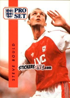 Sticker Steve Bould - English Football 1990-1991 n. 5 - Pro Set