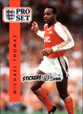 Sticker Michael Thomas - English Football 1990-1991 n. 7 - Pro Set
