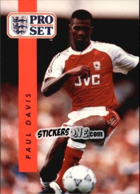 Sticker Paul Davis - English Football 1990-1991 n. 8 - Pro Set