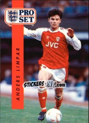 Sticker Anders Limpar - English Football 1990-1991 - Pro Set