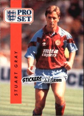 Sticker Stuart Gray - English Football 1990-1991 - Pro Set