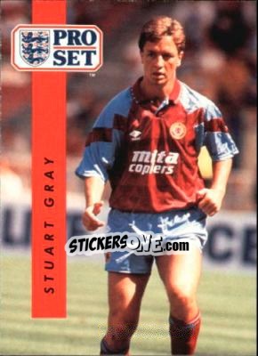 Sticker Stuart Gray - English Football 1990-1991 n. 16 - Pro Set
