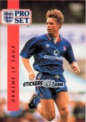 Sticker Graeme Le Saux - English Football 1990-1991 n. 30 - Pro Set