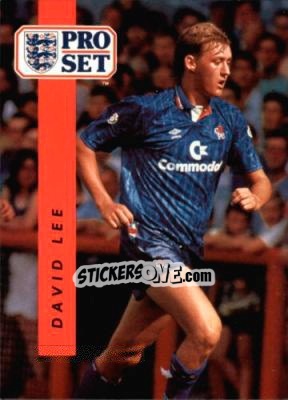Sticker David Lee - English Football 1990-1991 - Pro Set