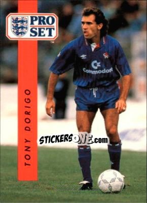 Sticker Tony Dorigo - English Football 1990-1991 n. 39 - Pro Set