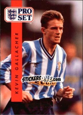 Sticker Kevin Gallacher - English Football 1990-1991 n. 43 - Pro Set