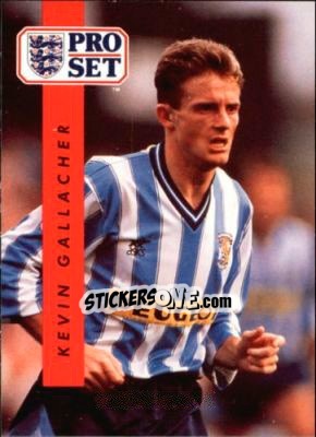 Cromo Kevin Gallacher - English Football 1990-1991 - Pro Set