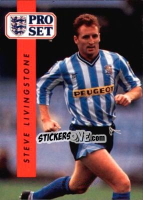 Sticker Steve Livingstone - English Football 1990-1991 - Pro Set
