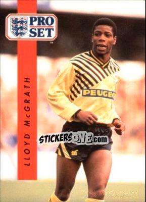 Sticker Lloyd McGrath - English Football 1990-1991 - Pro Set
