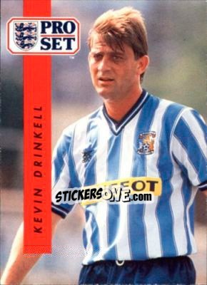 Sticker Kevin Drinkell - English Football 1990-1991 - Pro Set