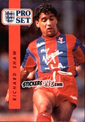 Sticker Richard Shaw - English Football 1990-1991 - Pro Set