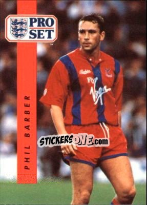 Sticker Phil Barber - English Football 1990-1991 n. 56 - Pro Set