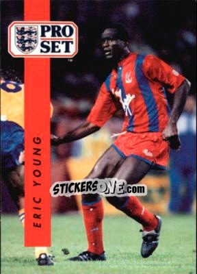 Sticker Eric Young - English Football 1990-1991 - Pro Set