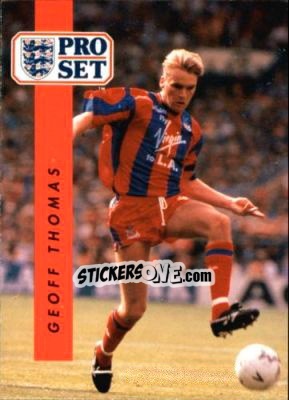 Figurina Geoff Thomas - English Football 1990-1991 n. 60 - Pro Set
