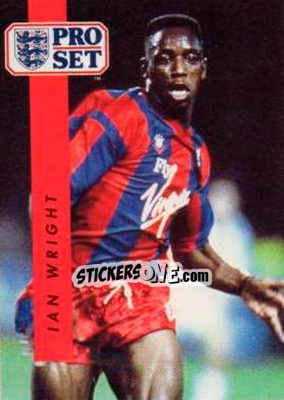 Sticker Ian Wright - English Football 1990-1991 n. 61 - Pro Set