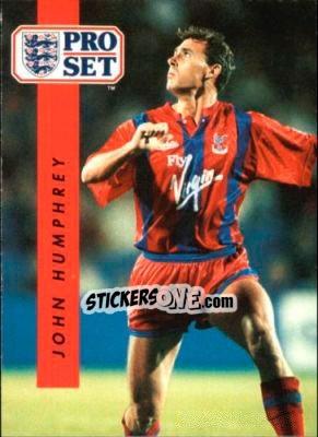 Sticker John Humphrey - English Football 1990-1991 - Pro Set