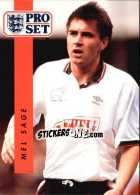 Sticker Mel Sage - English Football 1990-1991 - Pro Set