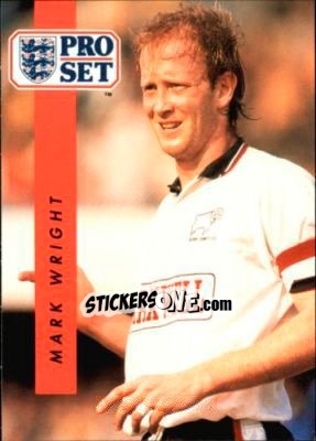 Sticker Mark Wright - English Football 1990-1991 - Pro Set