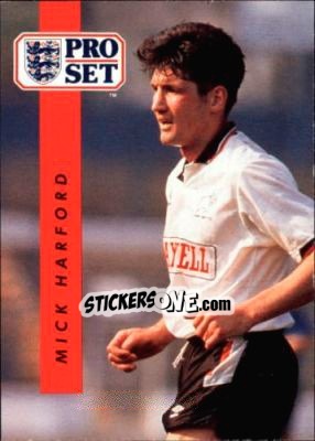 Sticker Mick Harford - English Football 1990-1991 - Pro Set