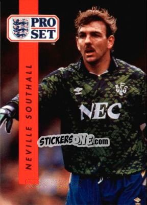 Figurina Neville Southall - English Football 1990-1991 n. 73 - Pro Set