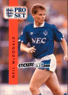 Sticker Neil McDonald - English Football 1990-1991 - Pro Set
