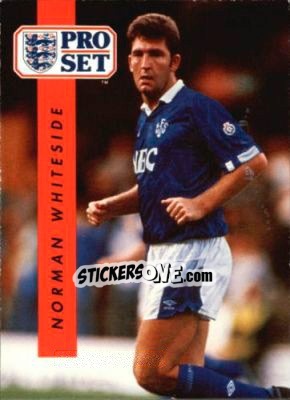 Sticker Norman Whiteside - English Football 1990-1991 - Pro Set