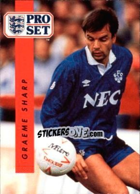 Sticker Graeme Sharp - English Football 1990-1991 n. 84 - Pro Set