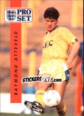 Sticker Raymond Atteveld - English Football 1990-1991 - Pro Set