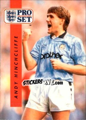 Sticker Andy Hinchcliffe - English Football 1990-1991 - Pro Set