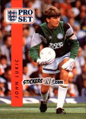 Sticker John Lukic - English Football 1990-1991 - Pro Set