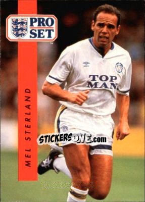 Sticker Mel Sterland - English Football 1990-1991 - Pro Set