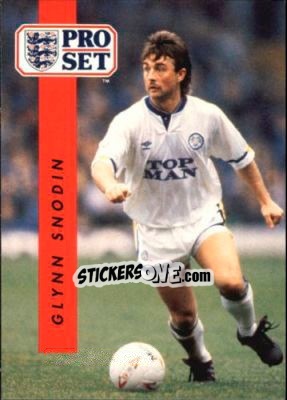 Sticker Glynn Snodin - English Football 1990-1991 - Pro Set