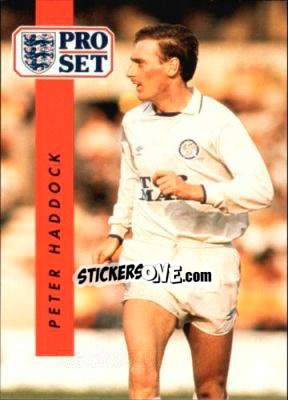 Sticker Peter Haddock - English Football 1990-1991 - Pro Set