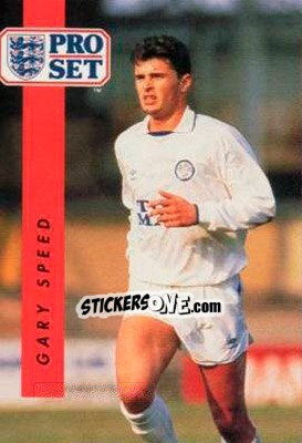 Sticker Gary Speed - English Football 1990-1991 - Pro Set